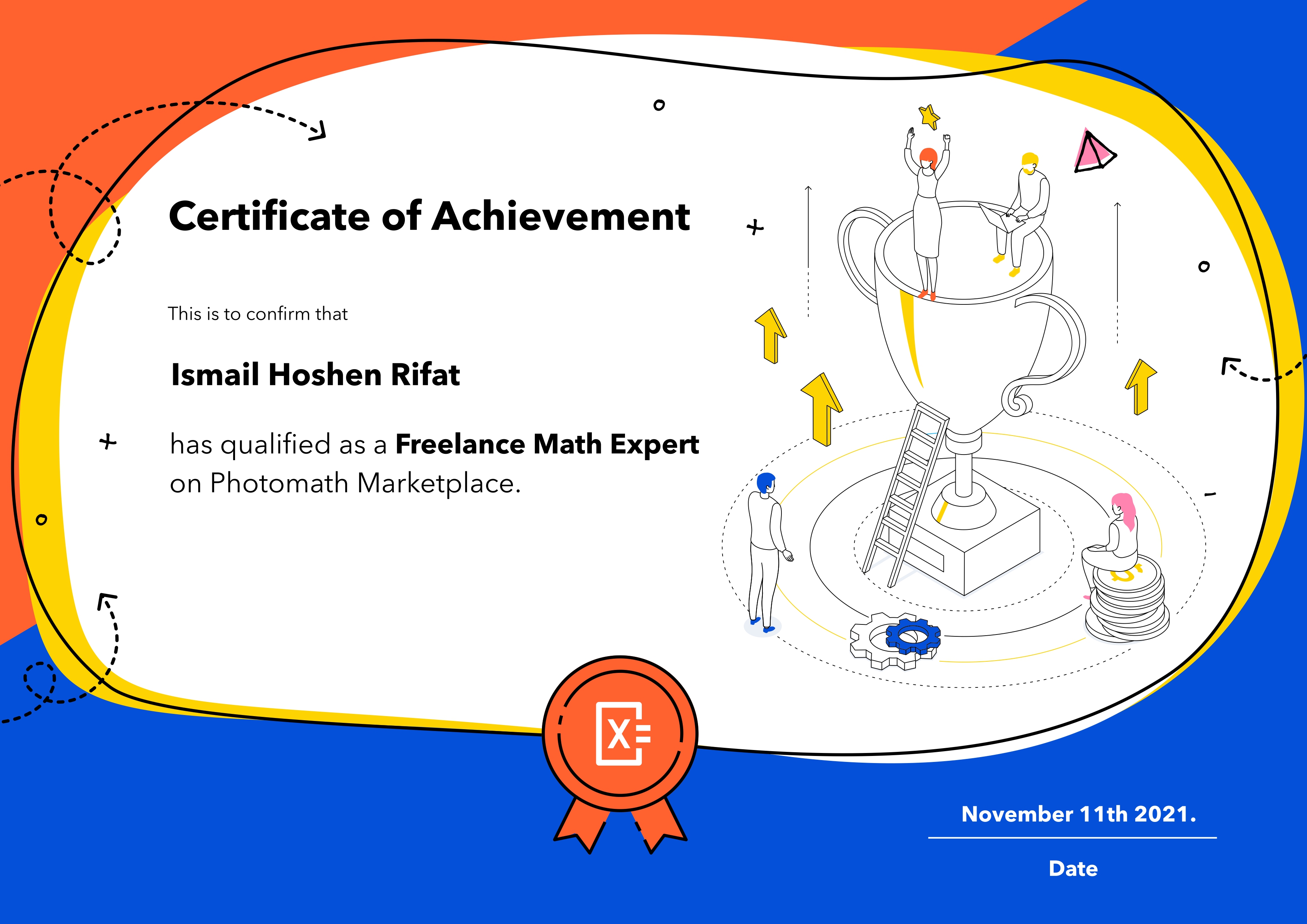Freelance Math Expert Certification